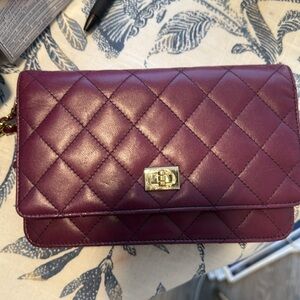 Chanel WOC- Purple Chanel 2.55 reissue